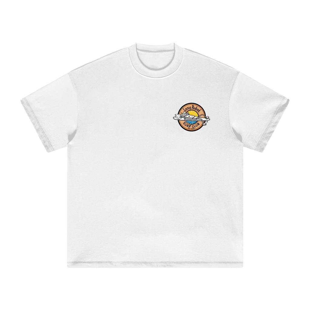Lazy Robot Surf Club - Heavy Cotton T-shirt