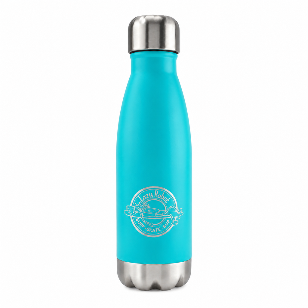 Lazy Robot Water Bottle- 260ml Aqua