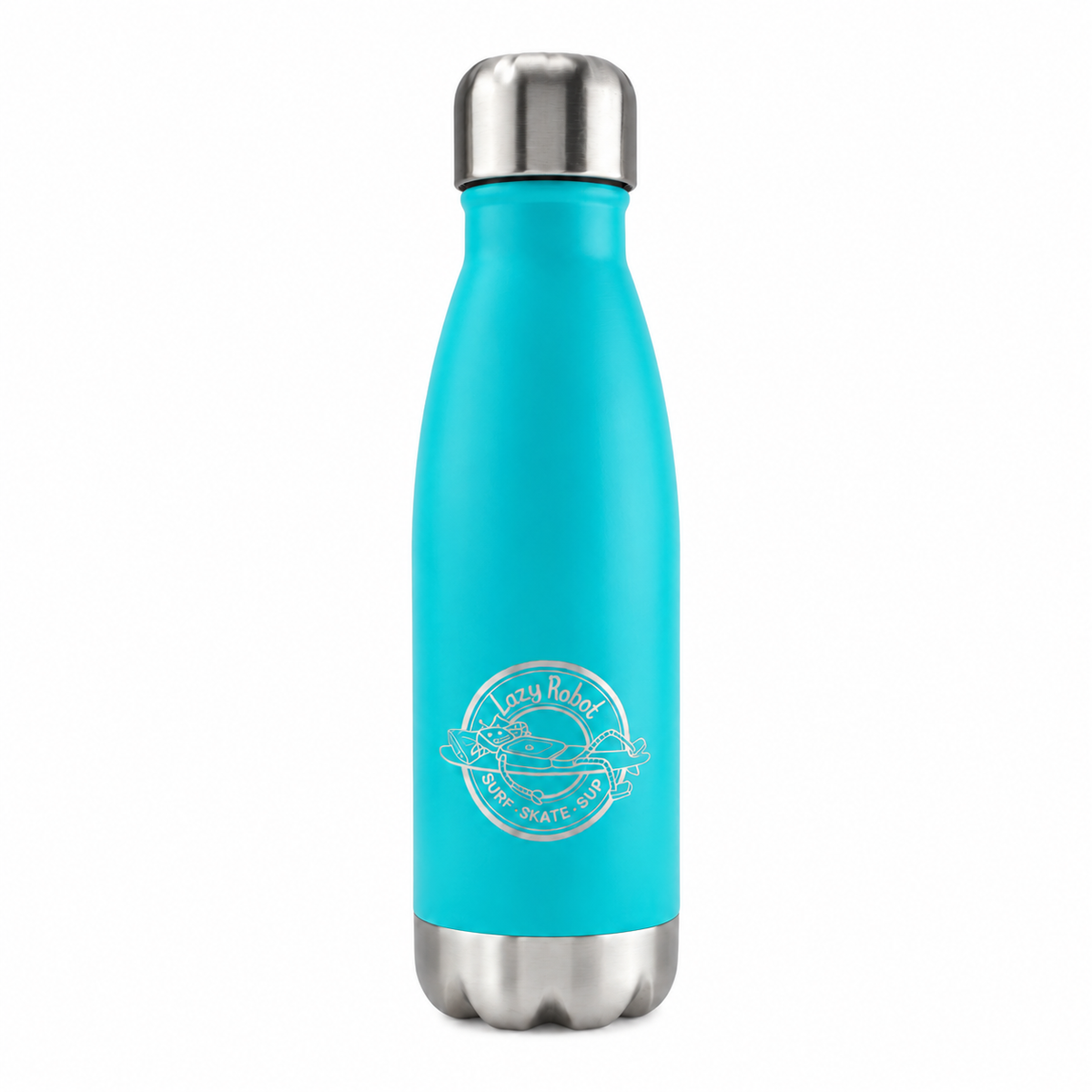 Lazy Robot Water Bottle- 260ml Aqua