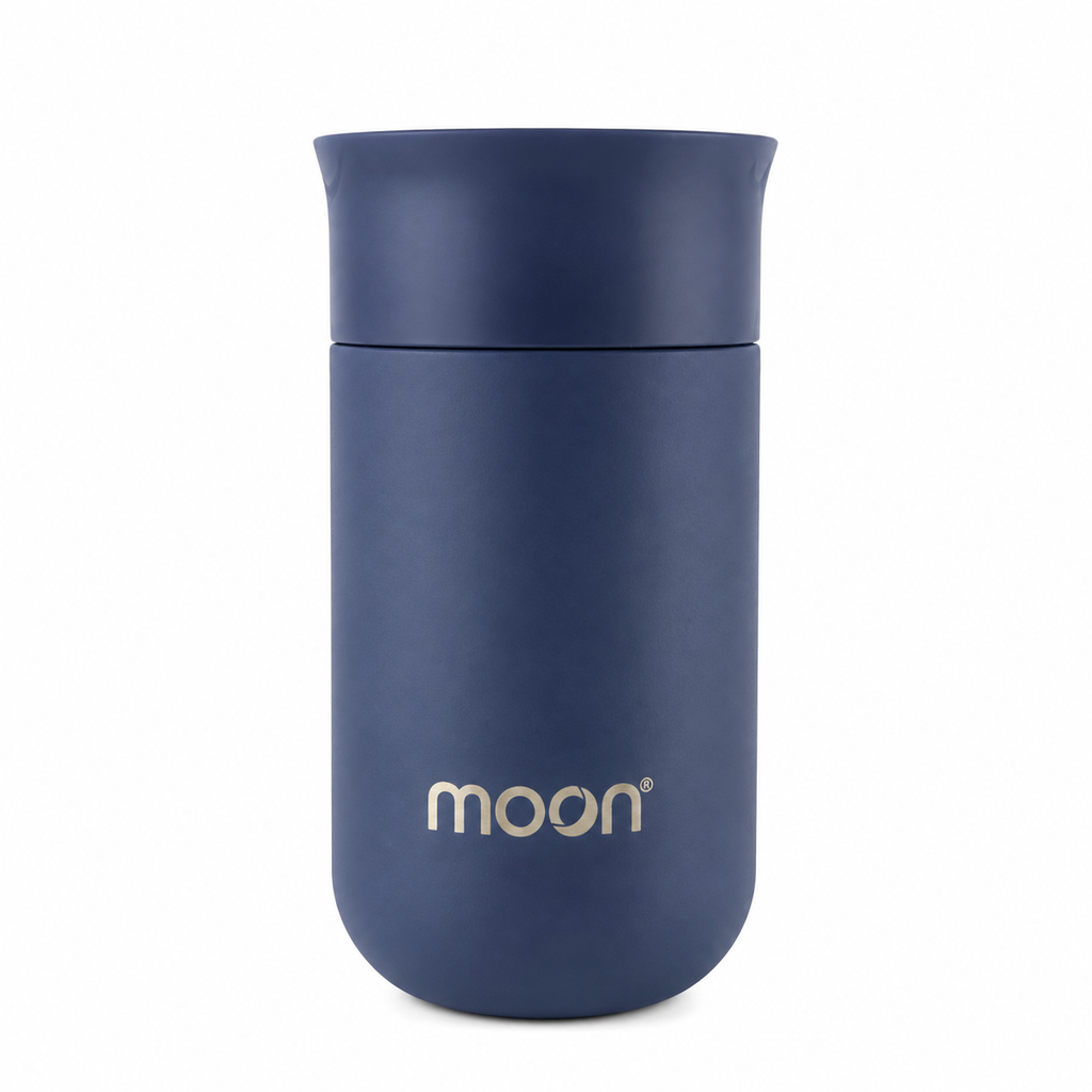 Lazy Robot Insulated Travel Mug- 260ml Blue