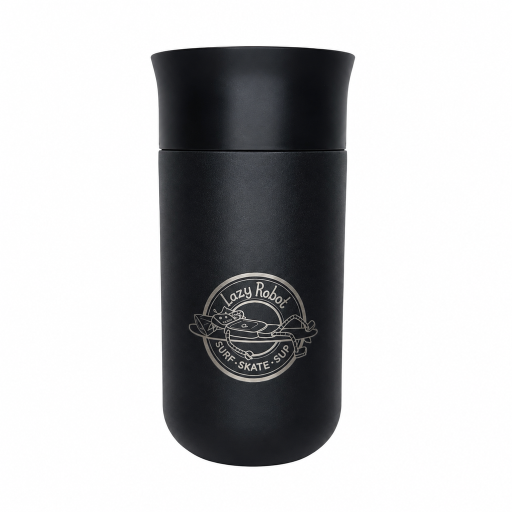 Lazy Robot Insulated Travel Mug- 260ml Black